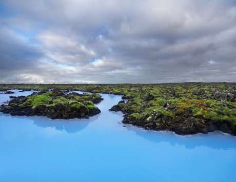 Baignade au Blue Lagoon à Grindavik