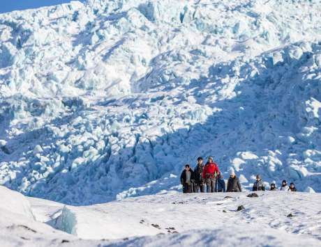 Média réf. 3445 (2/4): Marche sur le glacier Vatnajökull 