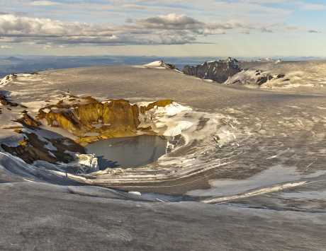 Média réf. 3465 (2/2): Survol en avion des hautes terres depuis Myvatn