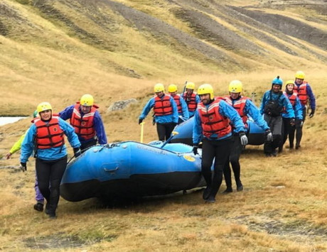 Média réf. 3473 (2/4): Rafting sur la rivière Vestari Jokulsa à Varmahlid