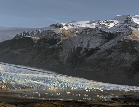 Survol en avion de la région du parc national de Skaftafell